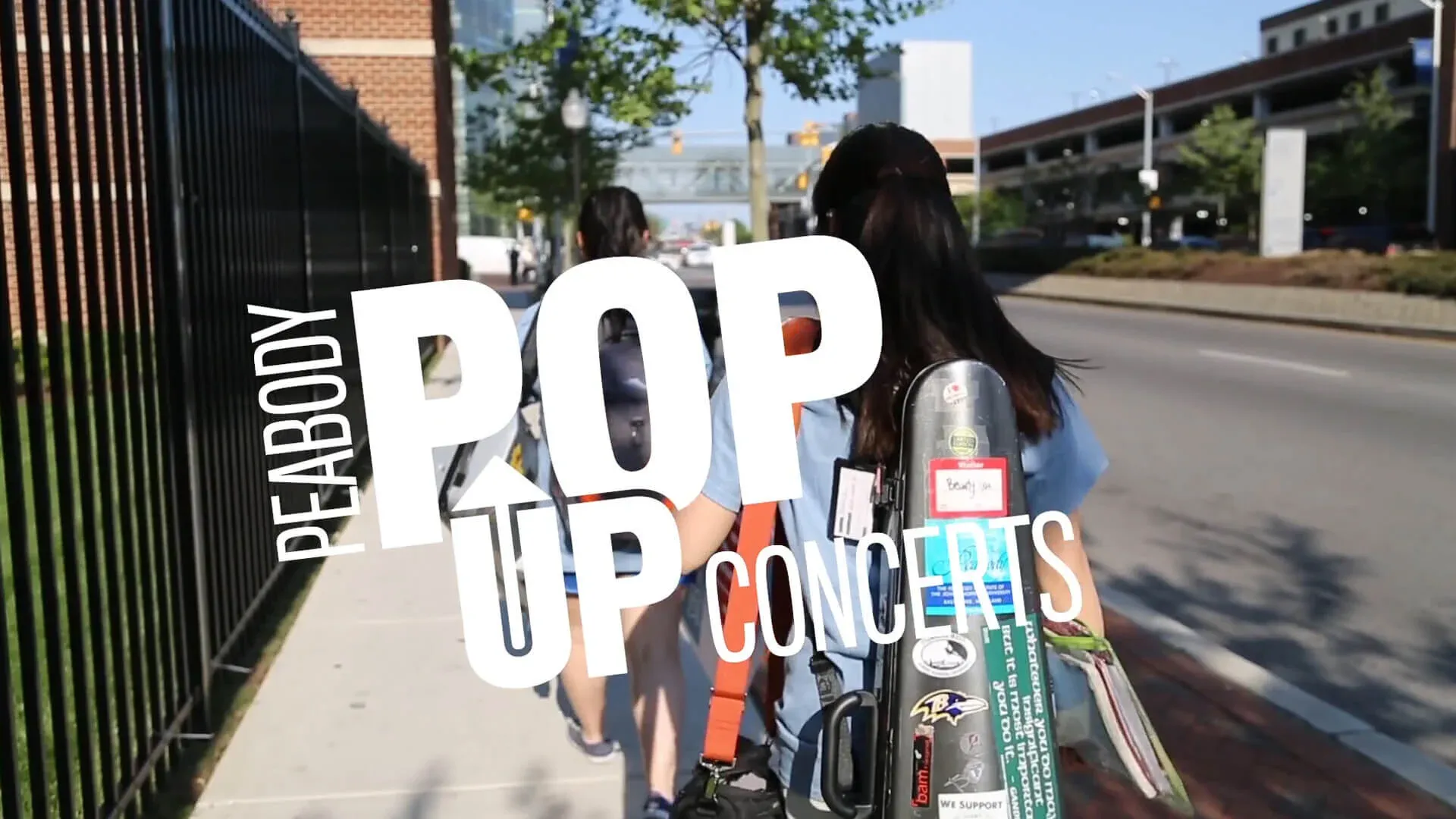 Video Production for Pop Up Concerts at Johns Hopkins