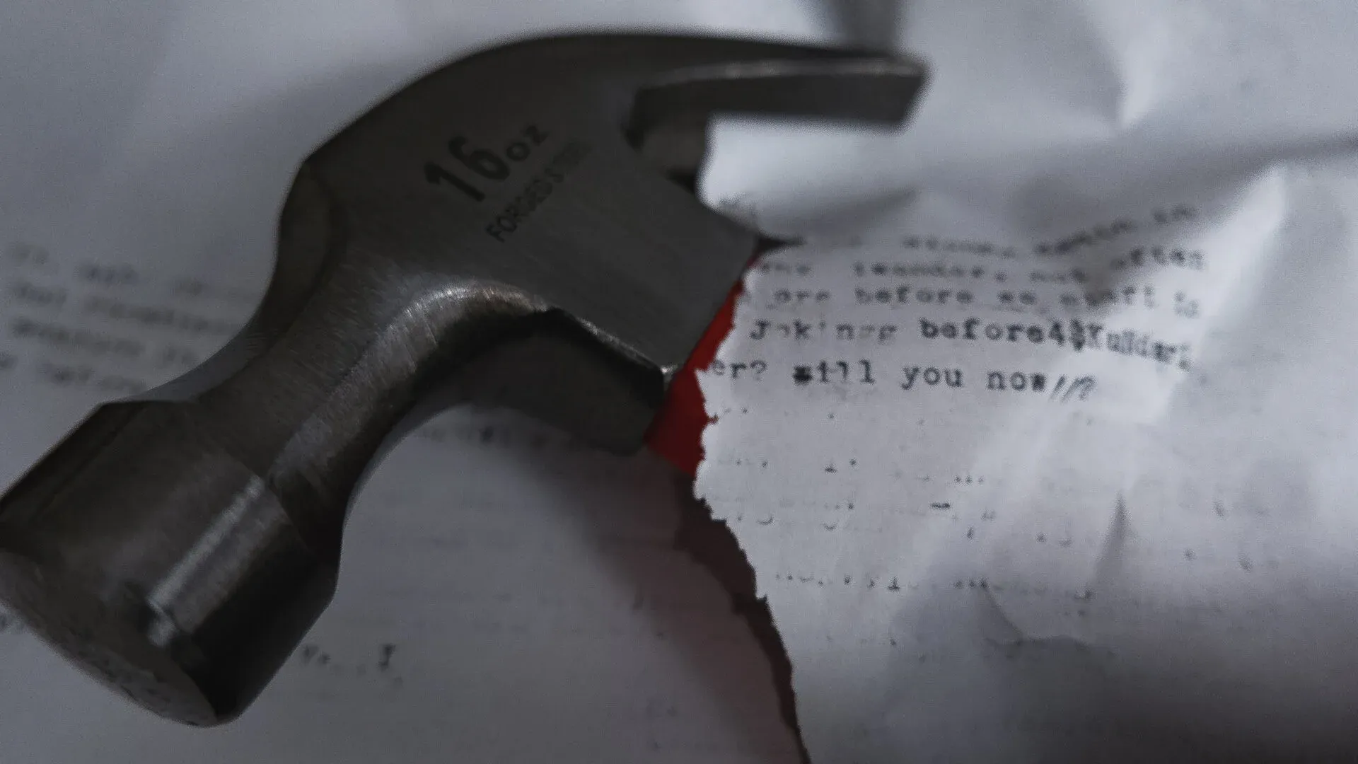 Here's a hammer for your thesis statement